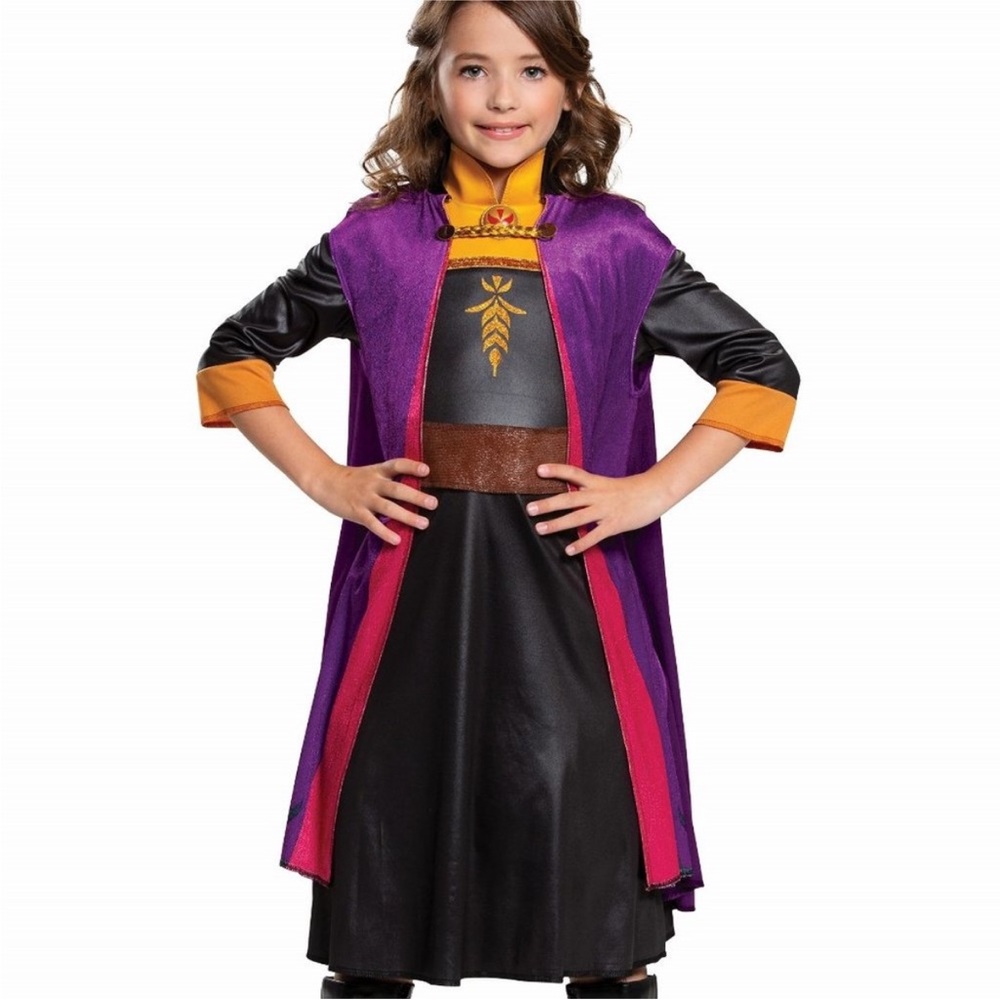 Disguise Disney Anna Frozen 2 Classic Girls' Costume Medium (7-8) New